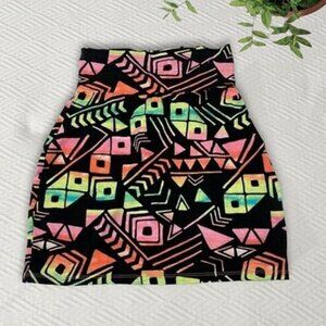 SOLD- Victoria's Secret Pink- Geo cotton High Waist Skirt